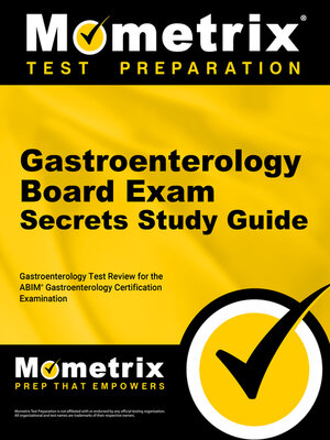 cover image of Gastroenterology Board Exam Secrets Study Guide